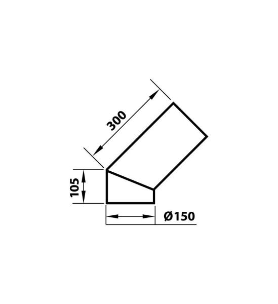 Aduro  Bogen 45° für Aduro 12